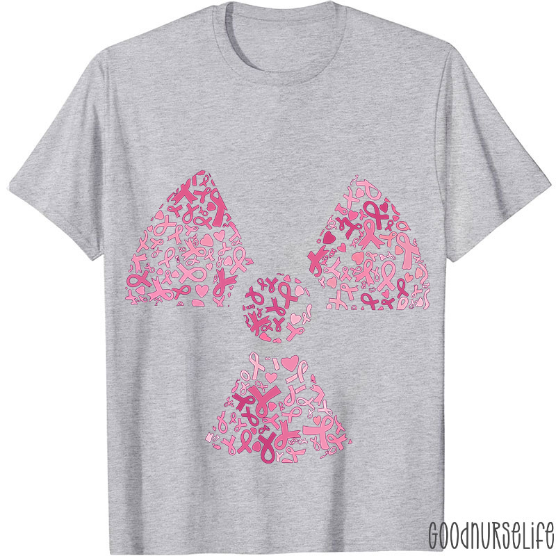 Breast Cancer Awareness Radiation Symbol T-Shirt