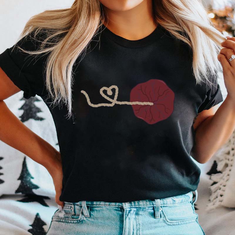 Placenta Heart Nurse T-Shirt