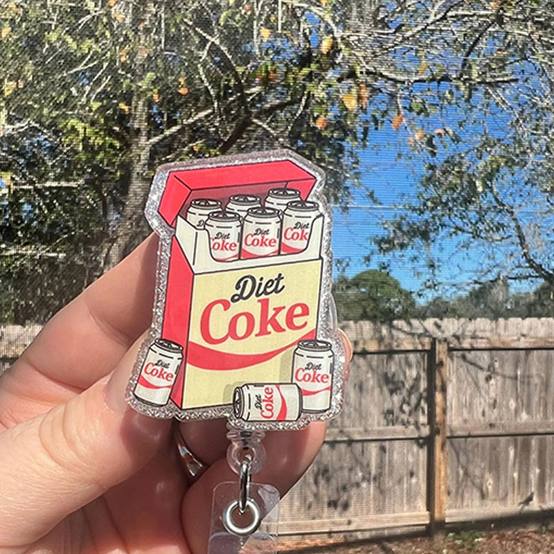 Diet Coke Badge Reel