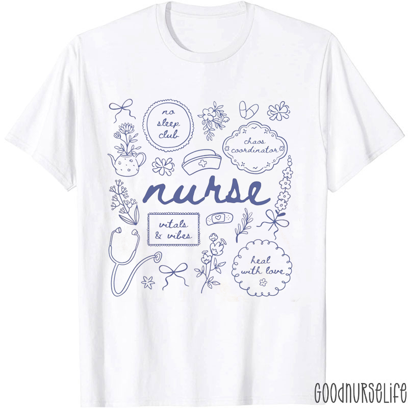 No Sleep Club Nurse T-Shirt