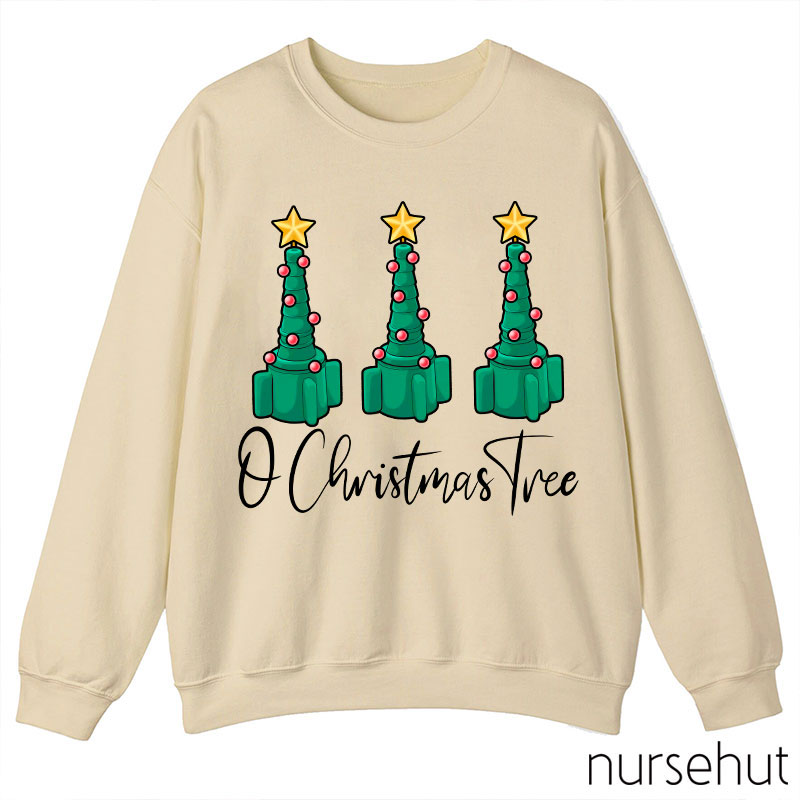 O Christmas Tree Nurse  Sweatshirt