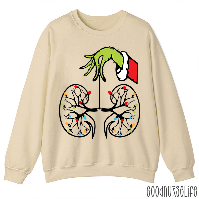 Kidney With Lights Christmas Sweatshirt