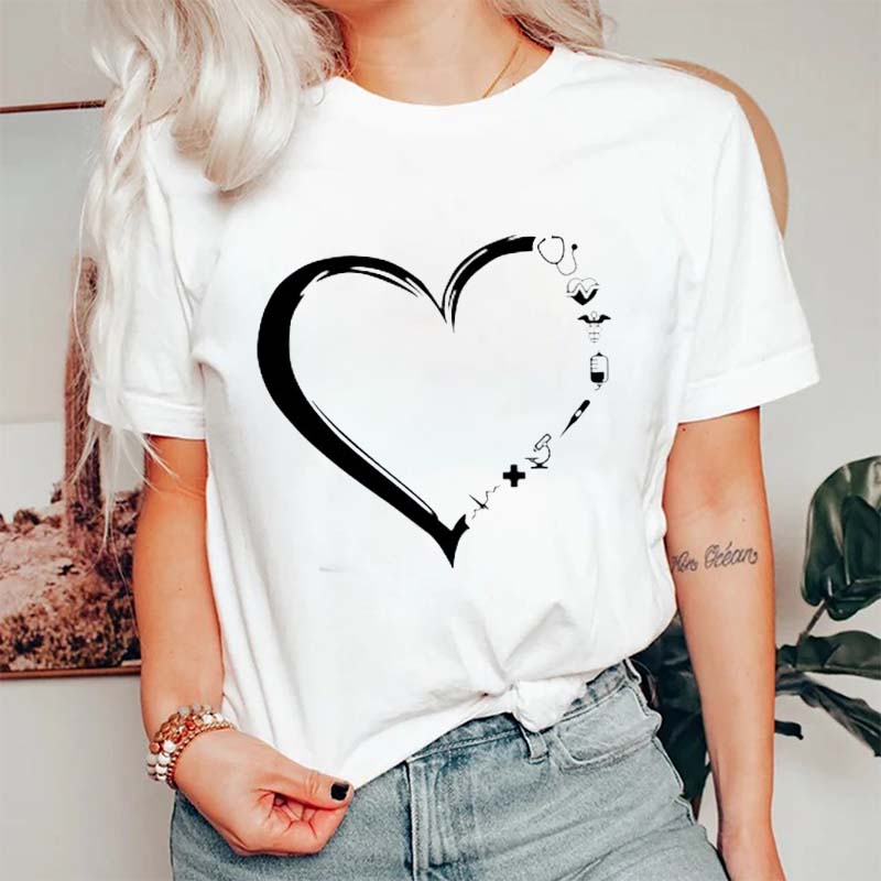 Medical Heart Nurse T-Shirt
