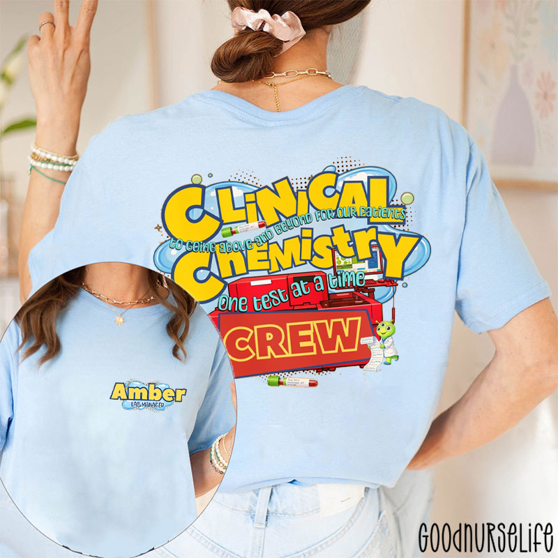 Personalized Lab Week Lab Tech Two Sided T-Shirt