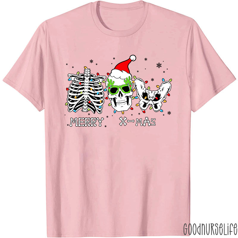 Merry X-mas Christmas Nurse T-shirt