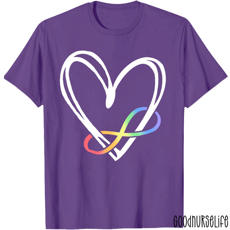 Autism Heart Nurse T-Shirt