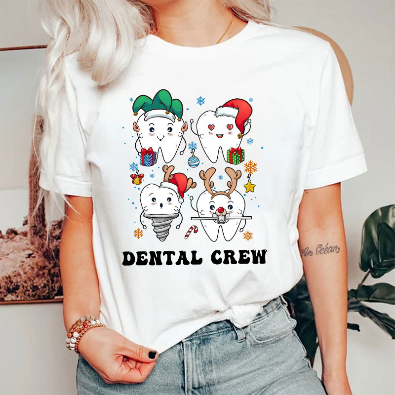 Christmas Dental Crew Nurse T-shirt