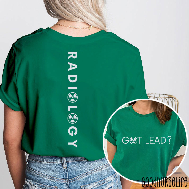 Radiation Technologist Radiation Therapist Xray Technologist Two Sided T-Shirt