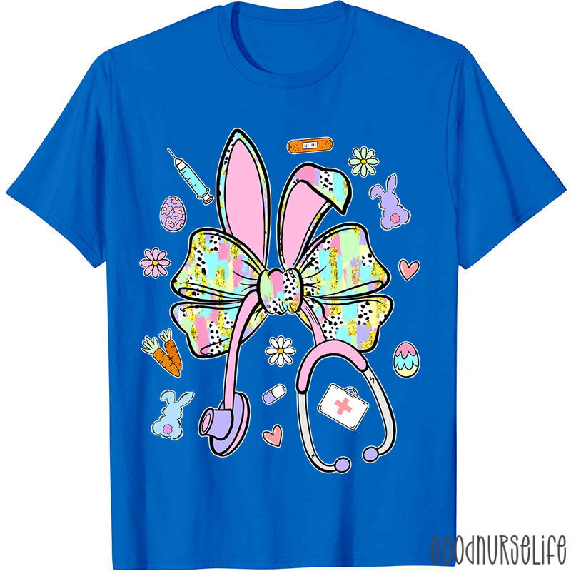 Easter Bunny Stethoscope Nurse T-Shirt