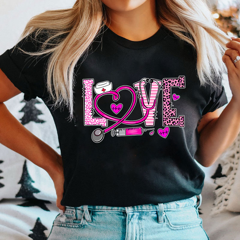 A Nurse With A Good Heart Nurse T-Shirt