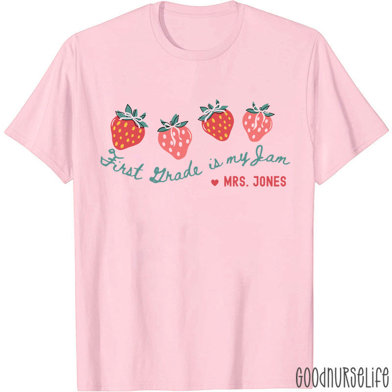 Personalized Nursing Is My Jam T-Shirt