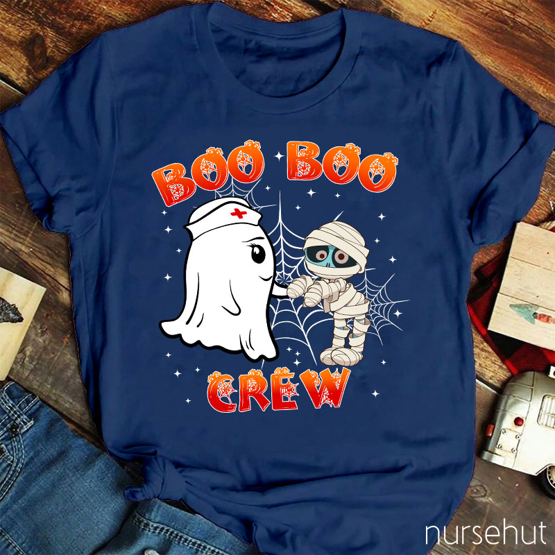 Boo Boo Crew Ghost Nurse T-Shirt