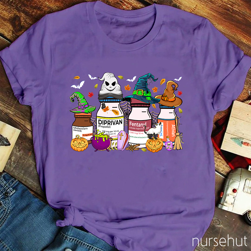 Happy Halloween Pharmacist Nurse T-Shirt