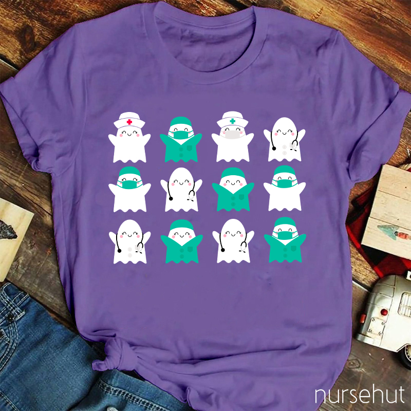 Nurse Ghosts Nurse T-Shirt