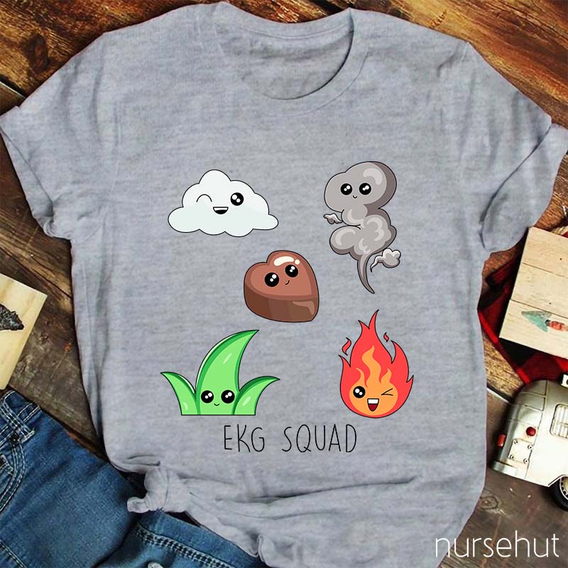 Ekg Squad Nurse T-Shirt