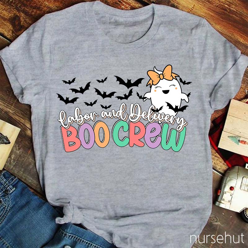 Labor And Delivery Boo Boo Crew Nurse T-Shirt