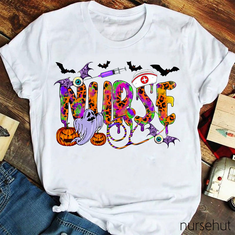 Halloween Elements Nurse T-Shirt