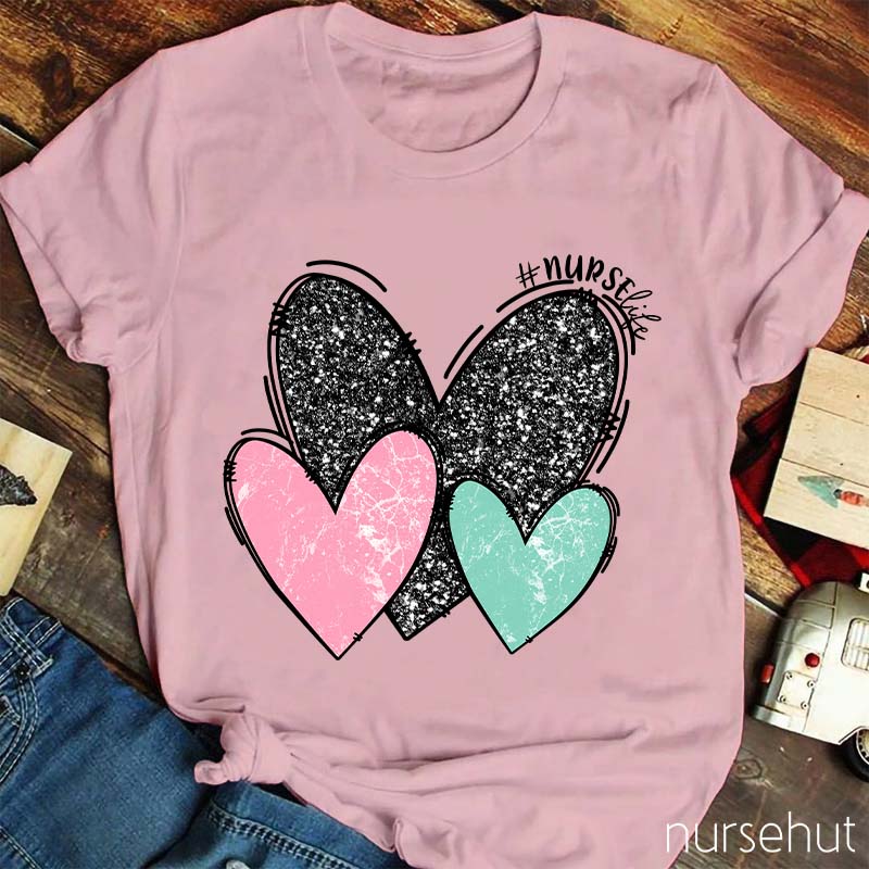 Shining Hearts Nurse T-Shirt