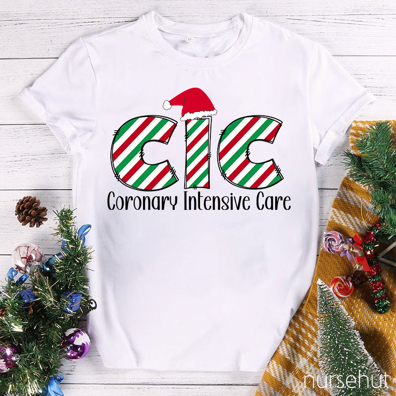 Personalized Department Christmas Nurse T-Shirt