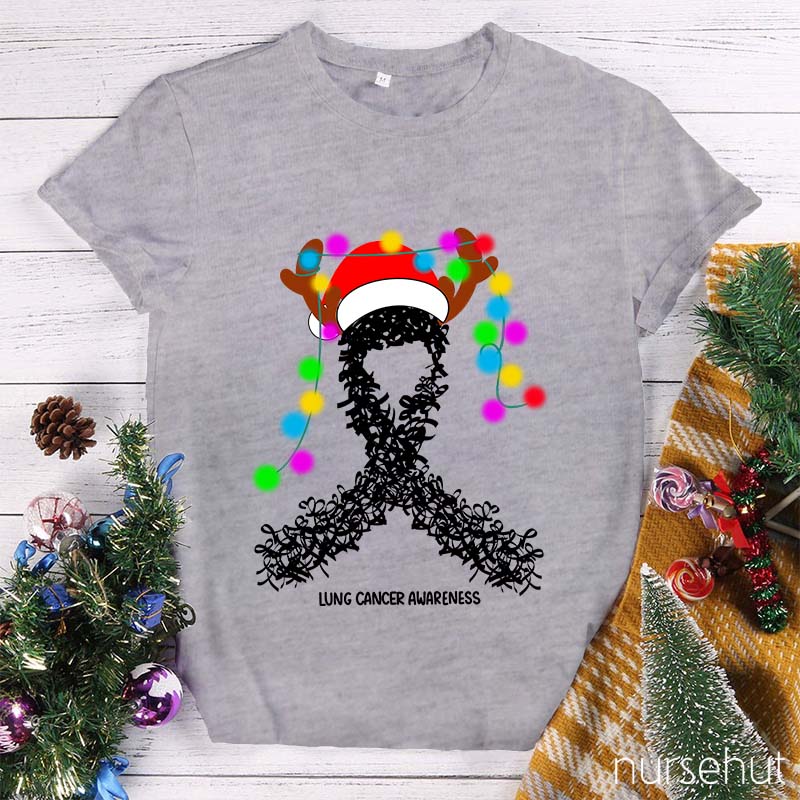Lung Cancer Awareness Nurse T-Shirt