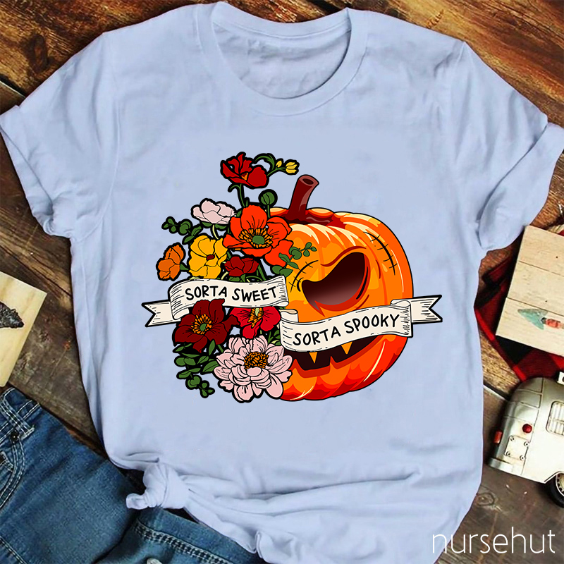 Sorta Sweet Sorta Spooky Nurse T-Shirt