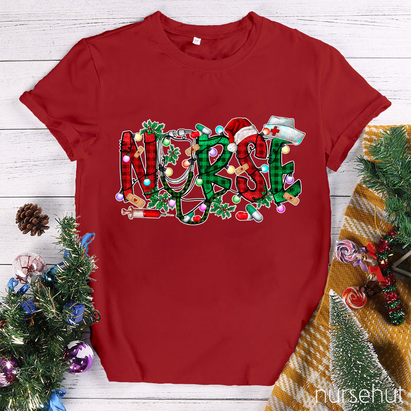 Merry Christmas Nurse T-Shirt