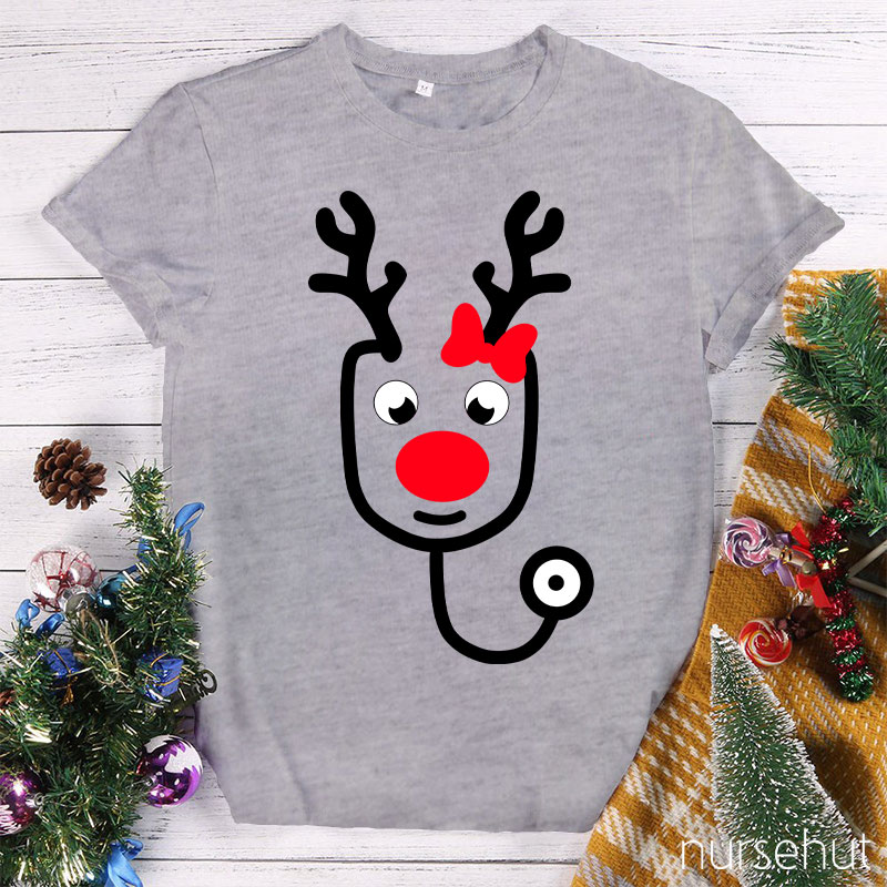 An Elk Stethoscope Nurse T-Shirt