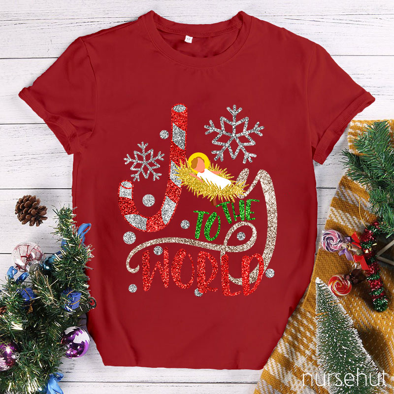 Jolly To The World Nurse T-Shirt