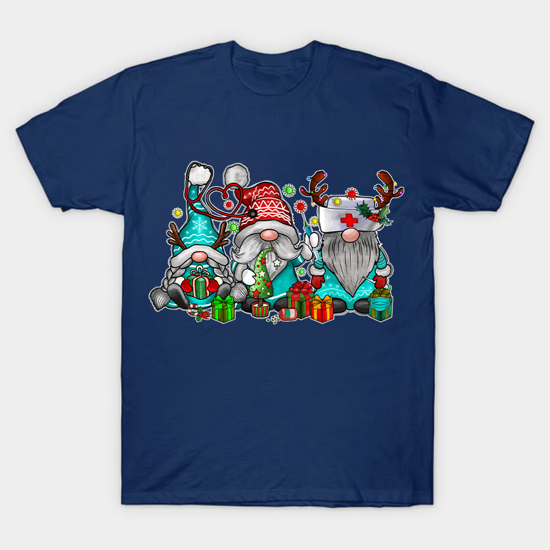 Christmas Gnome Nurse T-Shirt