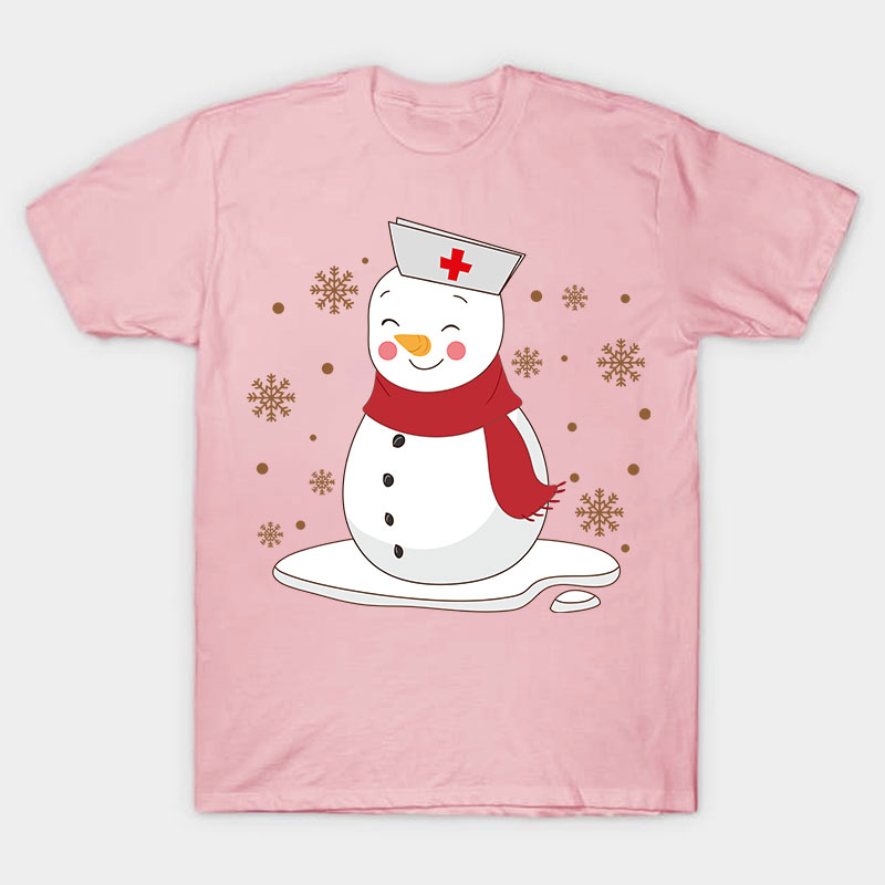 Cute Snowman Nurse T-Shirt