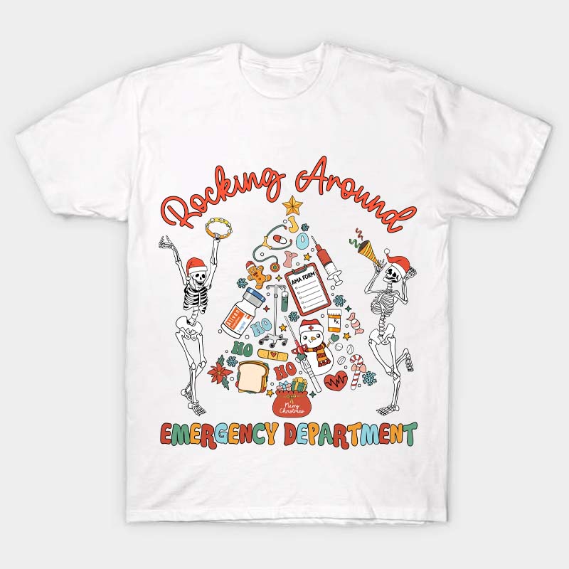 Personalized Rocking Around Nurse T-Shirt