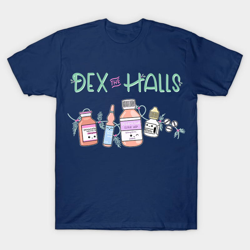 Dex The Halls Nurse T-Shirt
