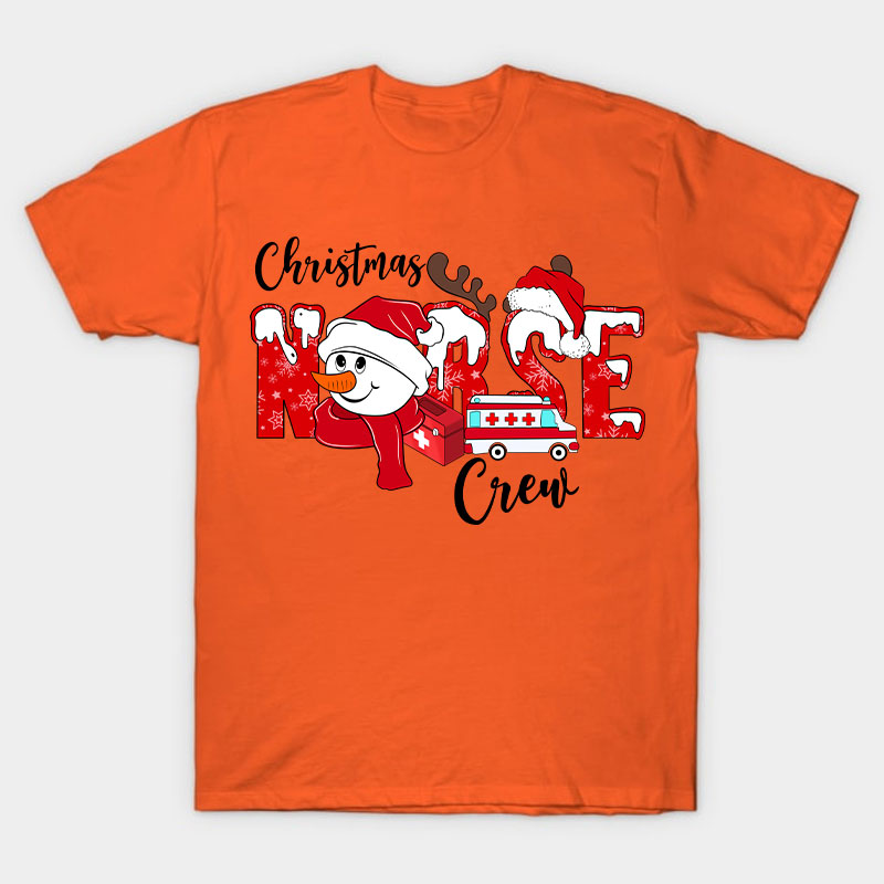 Christmas Nurse Crew Nurse T-Shirt