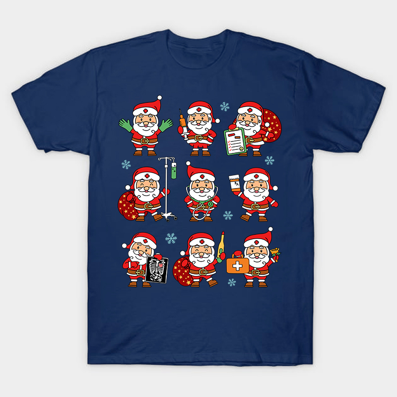 Christmas Santa Nurse T-Shirt