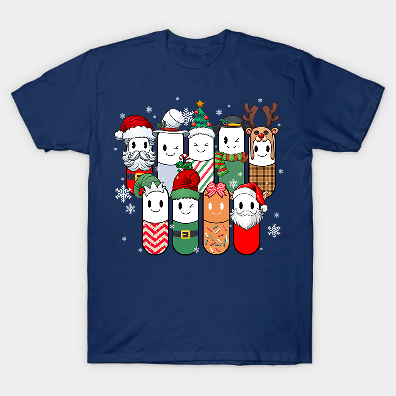 Cute Christmas Pills Nurse T-Shirt