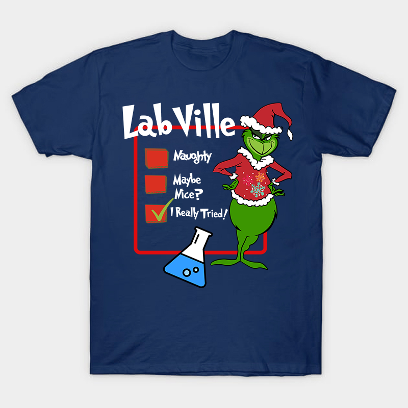 Labville I Really Tried Nurse T-Shirt