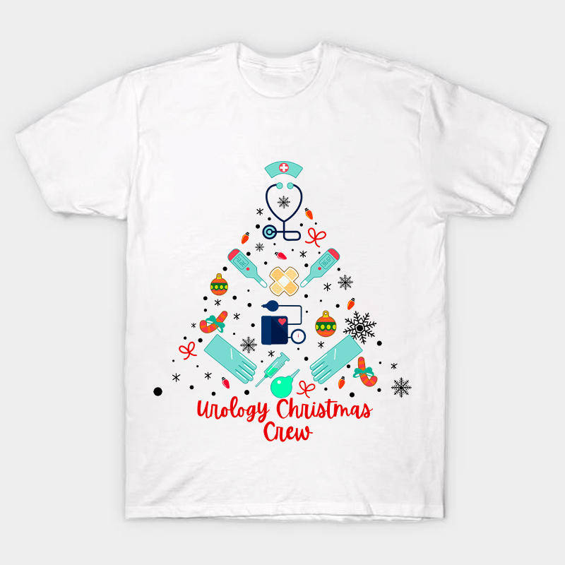 Urology Christmas Crew Nurse T-Shirt
