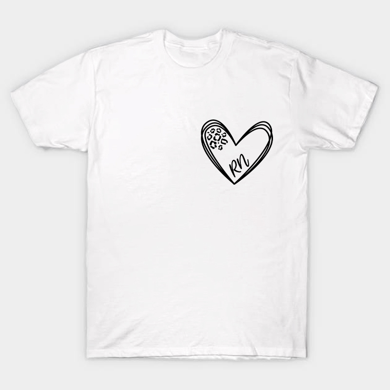 Simple Love RN Nurse T-Shirt
