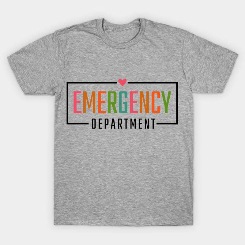 Personalized Emergency Department Nurse T-Shirt