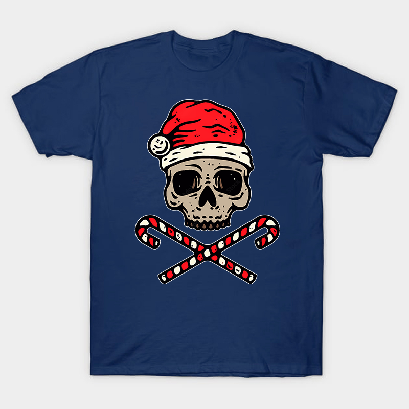 Christmas Skull Nurse T-Shirt