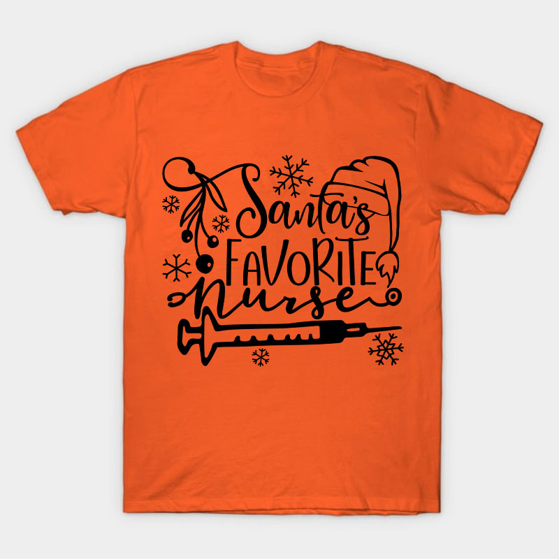 Santa's Favorite Nurse T-Shirt