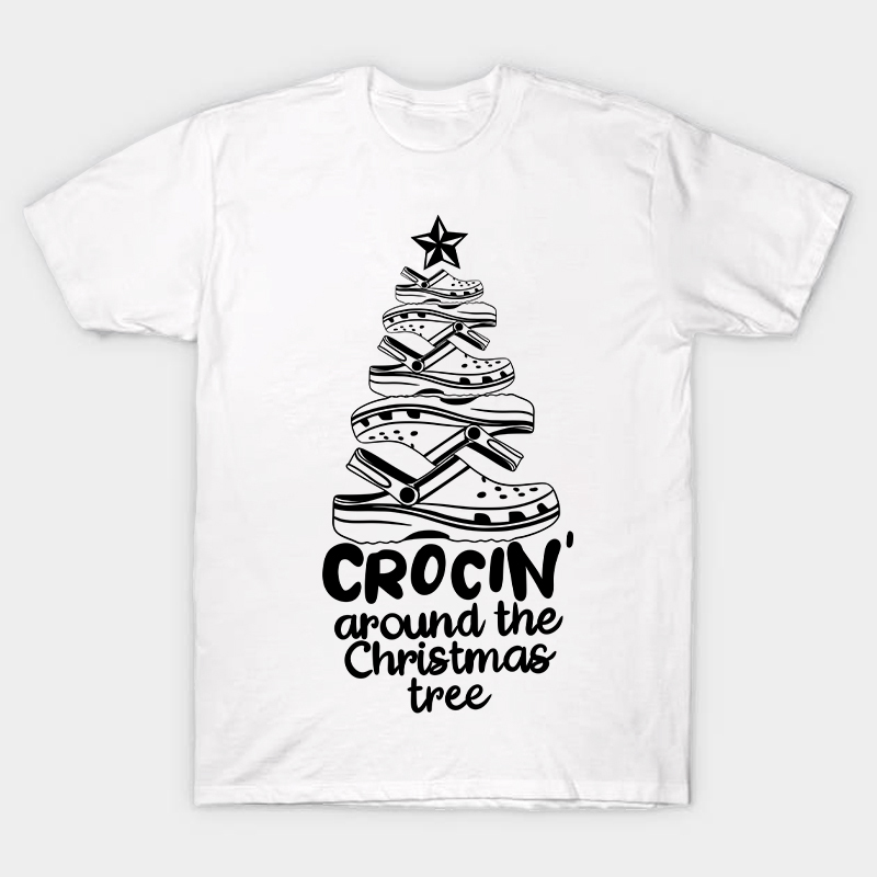 Crocin Around the Christmas Tree Nurse T-Shirt