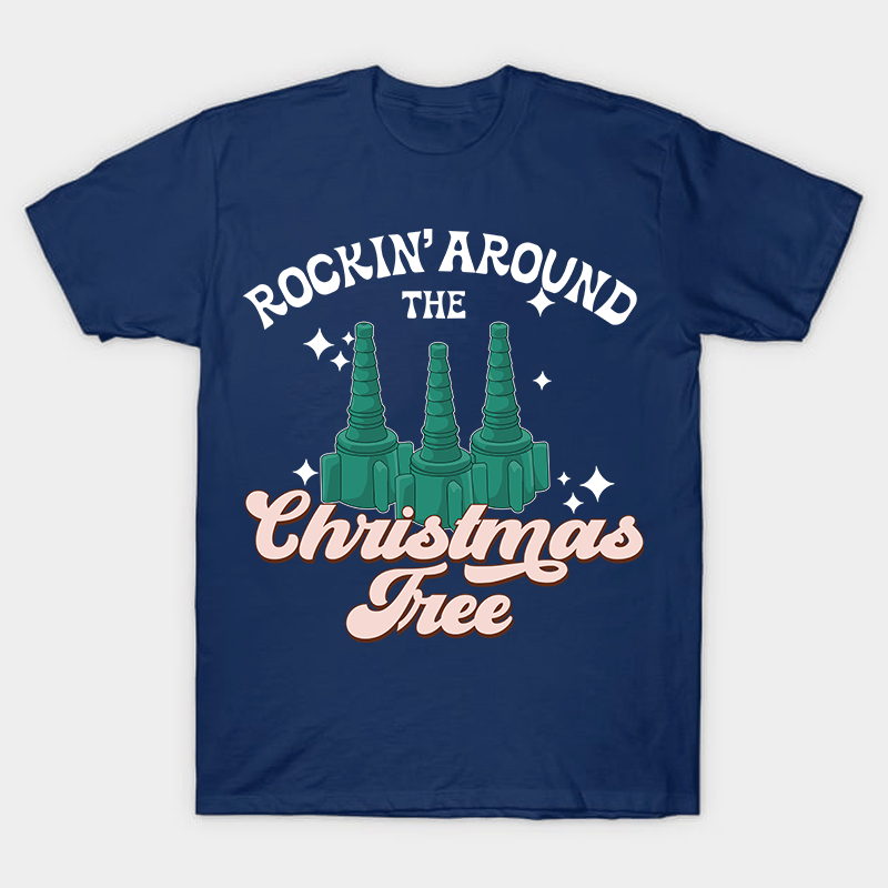 Rockin' Around The Christmas Tree Nurse T-Shirt