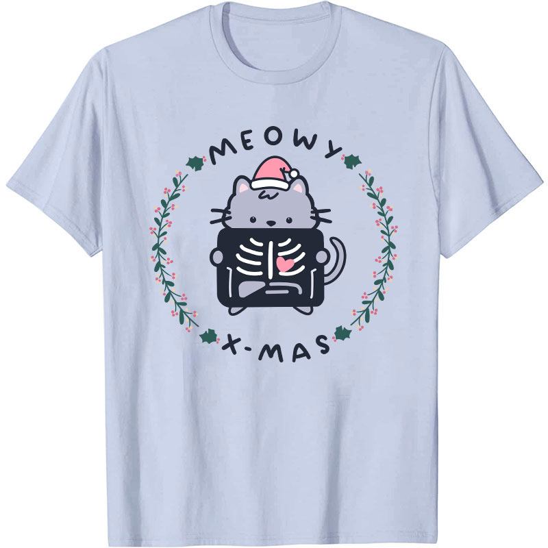 Meowy Xmas Nurse T-Shirt