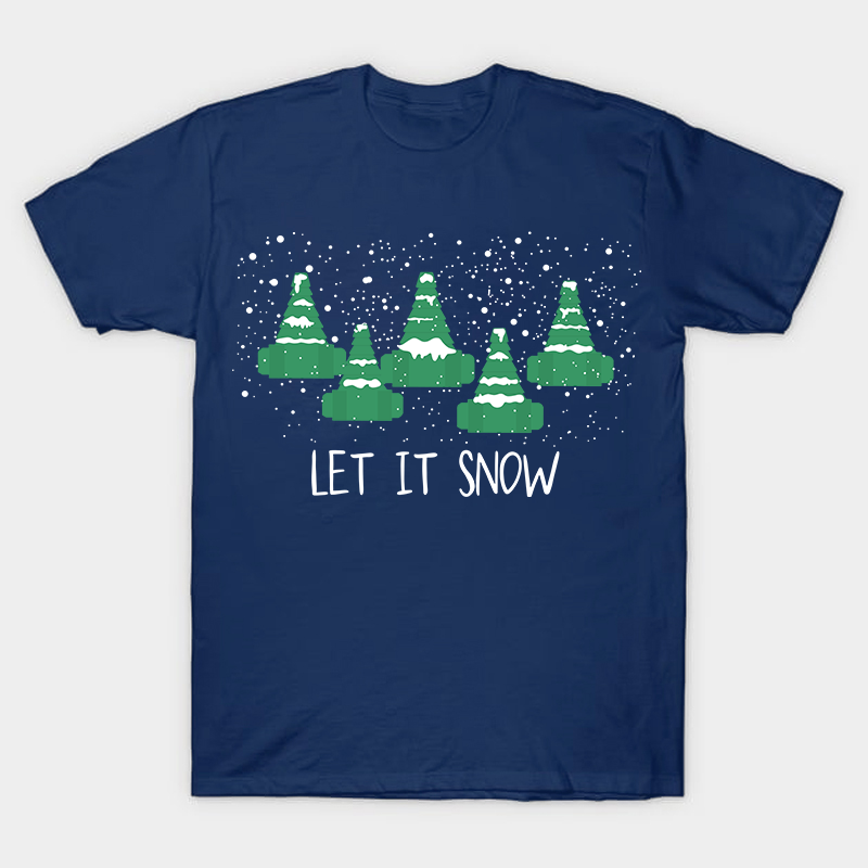Let It Snow Nurse T-Shirt