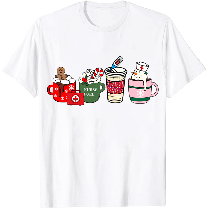 Nurse Christmas Coffee Nurse T-Shirt