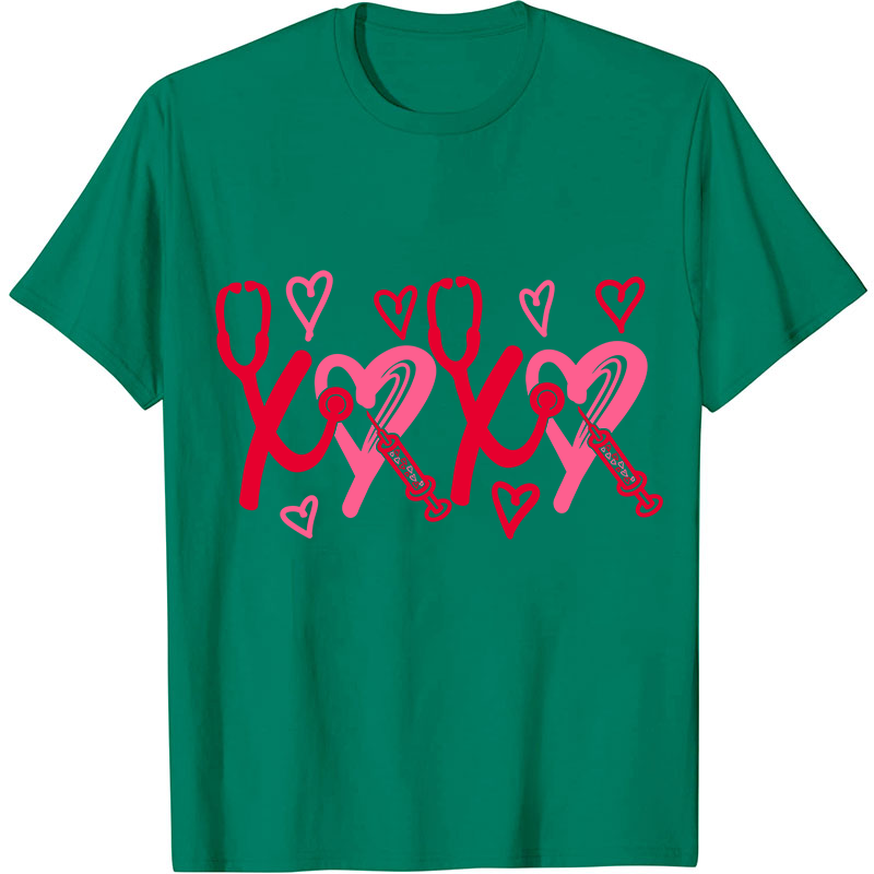 Love Stethoscope Nurse T-Shirt