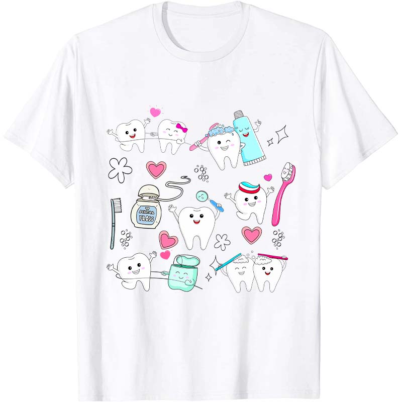 Happy Little Teeth Nurse T-Shirt