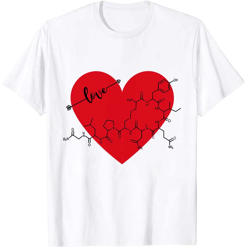Oxytocin Valentine's Day Nurse T-Shirt