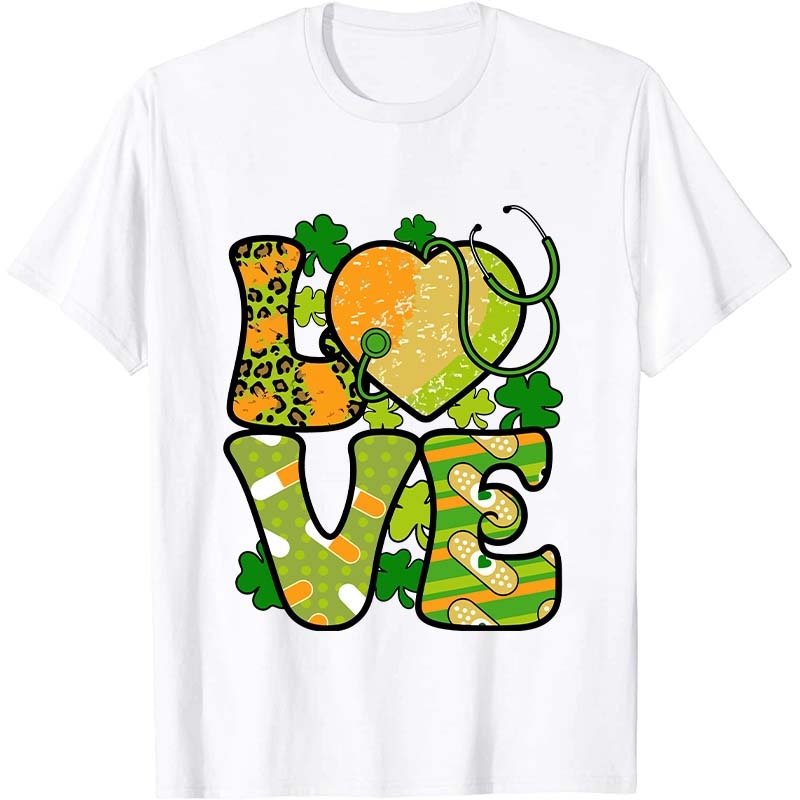 St.Patricks Love Nurse T-Shirt